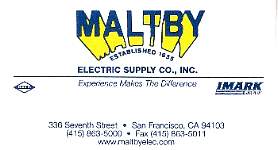 Maltby Electric Supply Co.,Inc, San Francisco, CA