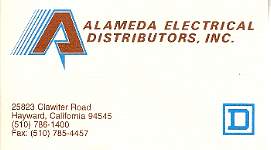 Alameda Electric Distributers, Inc.,Hayward, CA