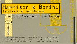 Harrison & Bonini, San Francisco, CA