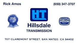Hillside Transmission, Rick Amos, San Mateo, CA
